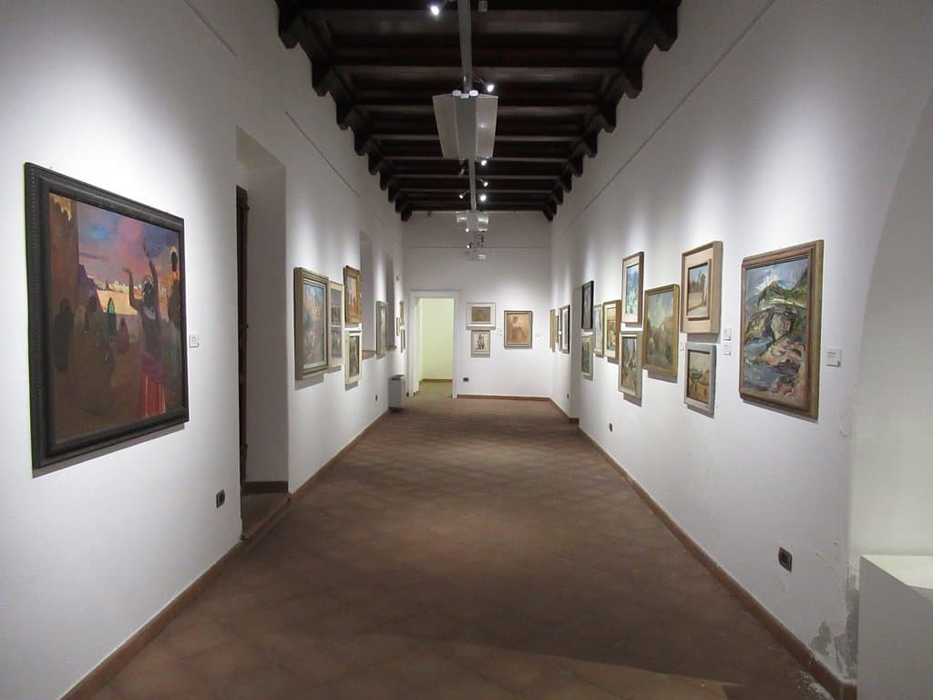 La prima sala della Pinacoteca