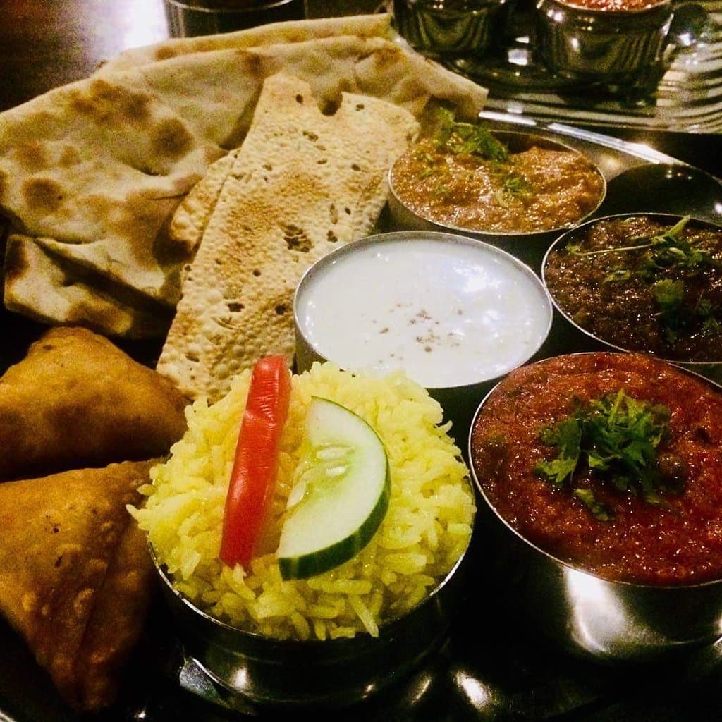 Indian Thali. 