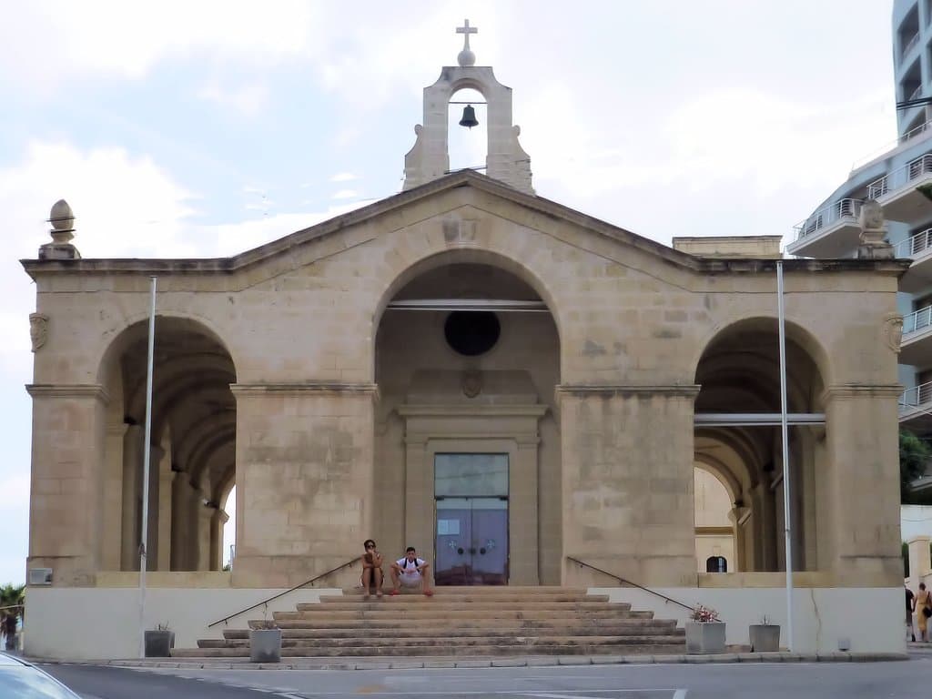 The church is situated near the defensive Tower