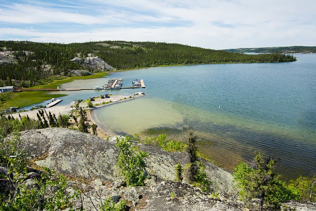 Prelude Lake Territorial Park, Marina, Ingraham Trail Highway 4, Yellowknife NT