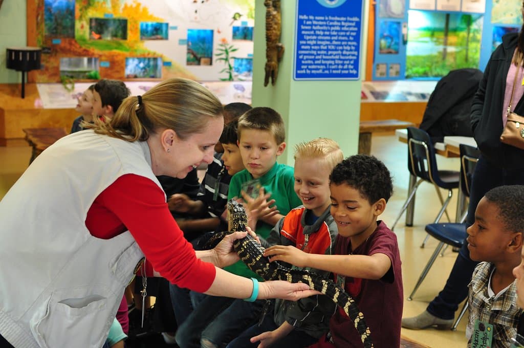 Harrison Hall of Natural Science provides many hands-on experiences for learners of all ages.