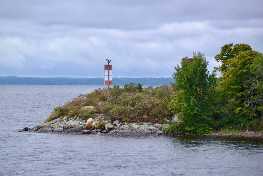 Signal light on Newman Island