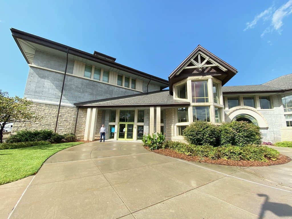 Front of building 