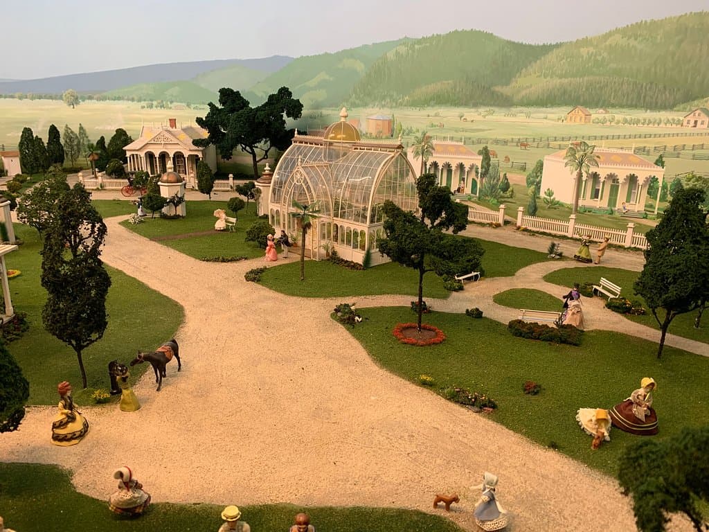 Part of a large diorama