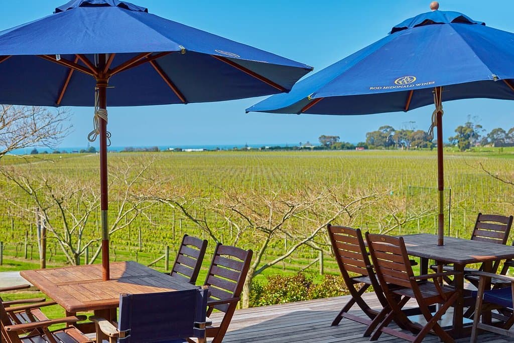 Relax with a wine and a platter on the deck overlooking the Pacific Ocean
