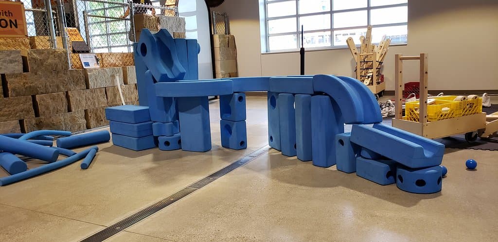 Big Blue Blocks, a visitor favorite.