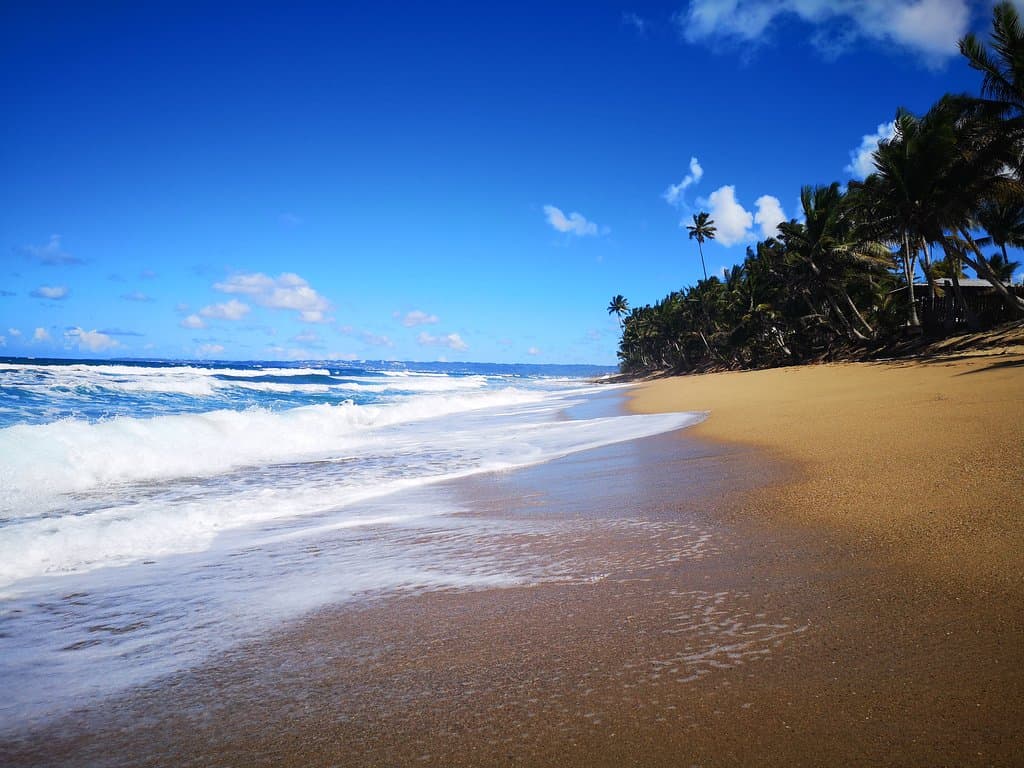 Sandy Beach in Rincon auf Puerto Rico