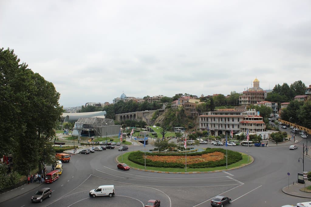 Европейская площадь в Тбилиси.