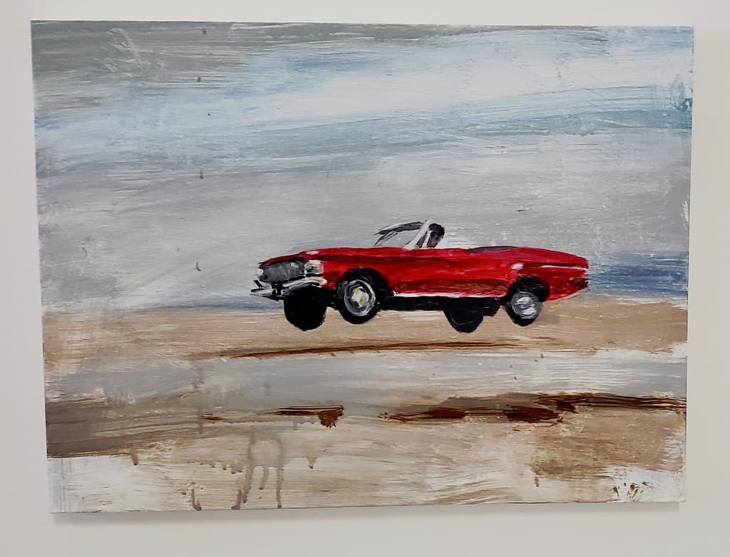 Painting by Richard Storm, photo courtesy Birch Contemporary