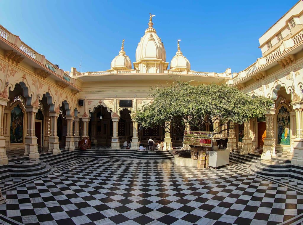 Temple courtyard