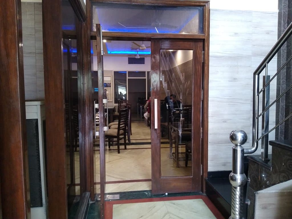 The dining room entrance