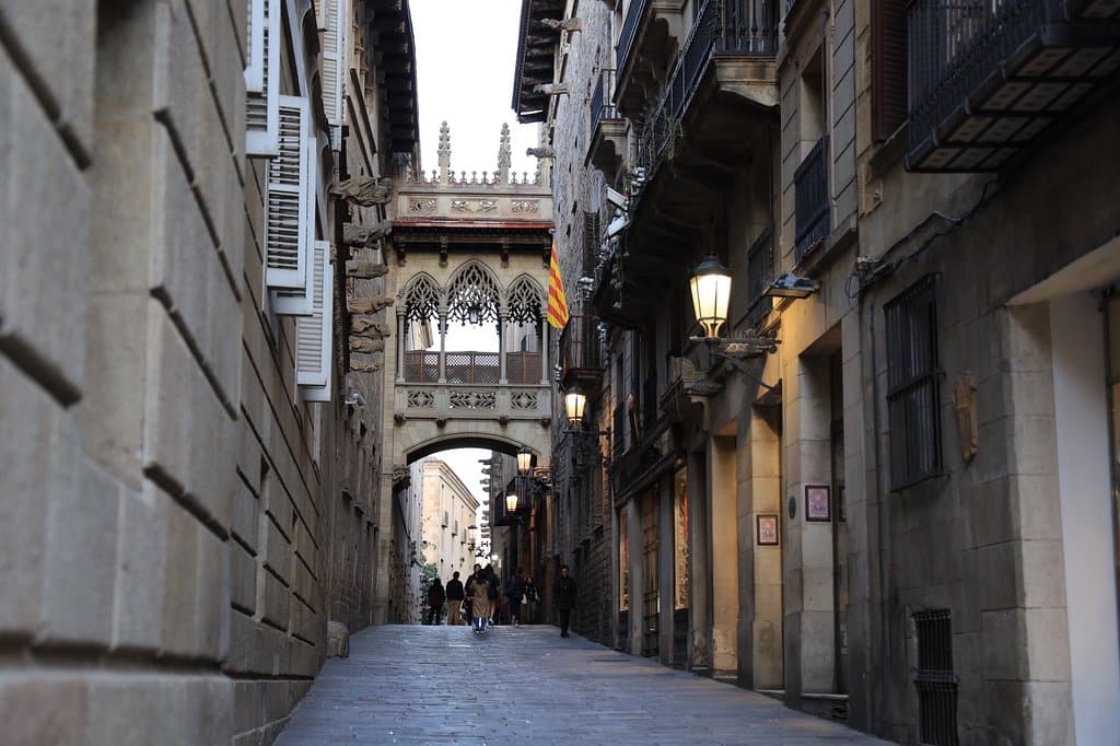 Gothic Quarter Walls Barcelona