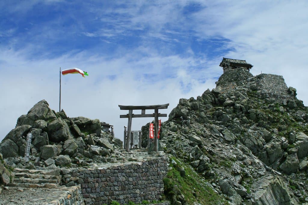 雄山山頂
