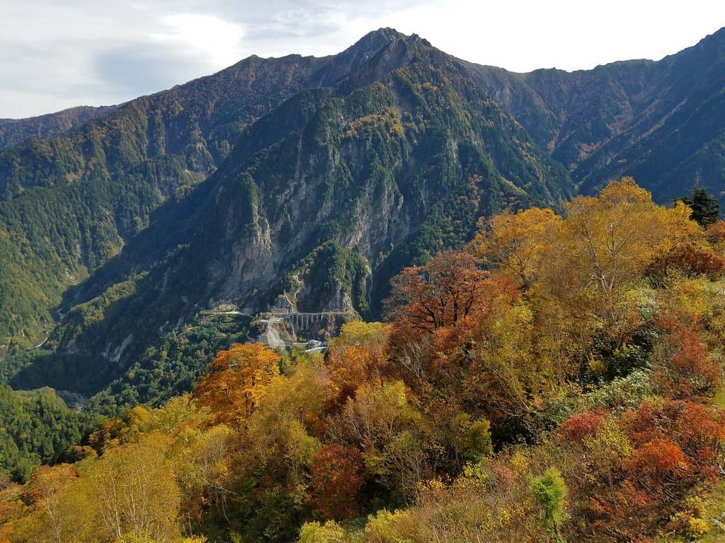 黒部平庭園と後立山