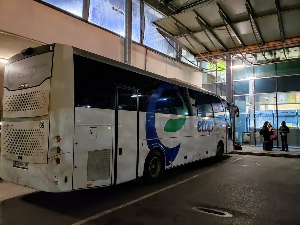 Central Bus Station, Sofia, Bulgaria: Next to Train, Metro stations.