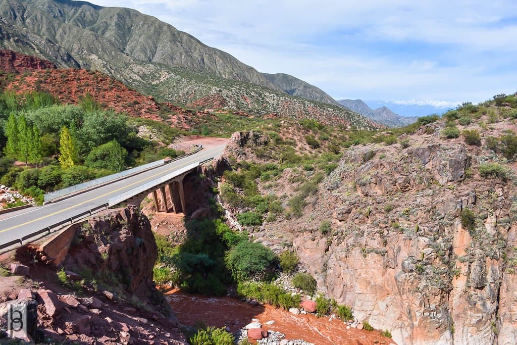 Puente Río Miranda, inicio "Cuesta de Miranda"