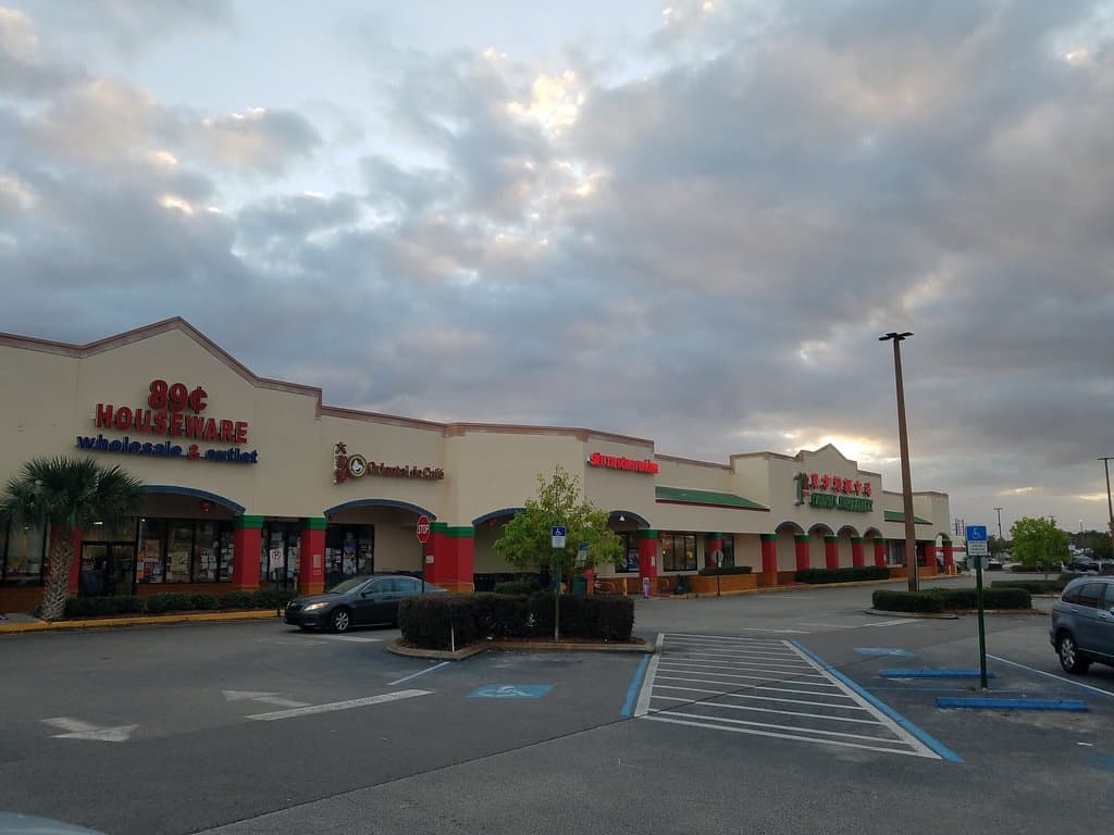 the mall