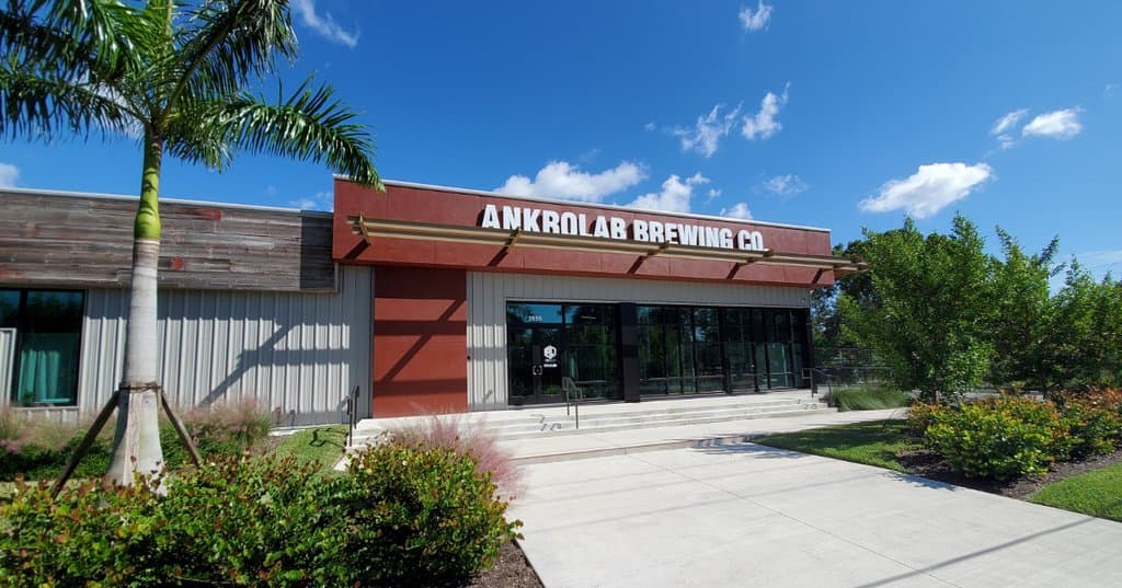 Front of Ankrolab Brewing Co. street side