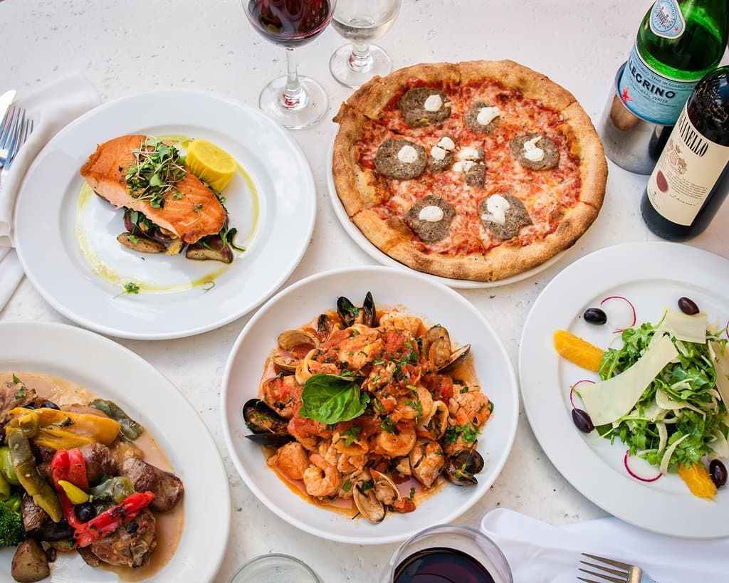 Authentic Italian Food in downtown West Palm Beach, Rosemary Square.