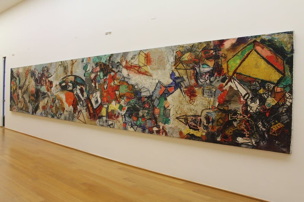 Pinot Gallizio - Il terorema di Pitagora (1960 - 61)