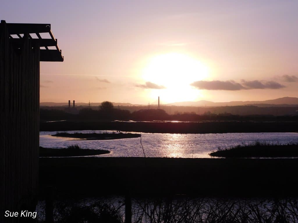 Sun going down on a lovely afternoon 