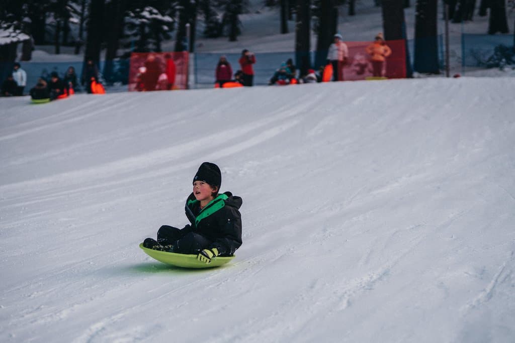 sledding