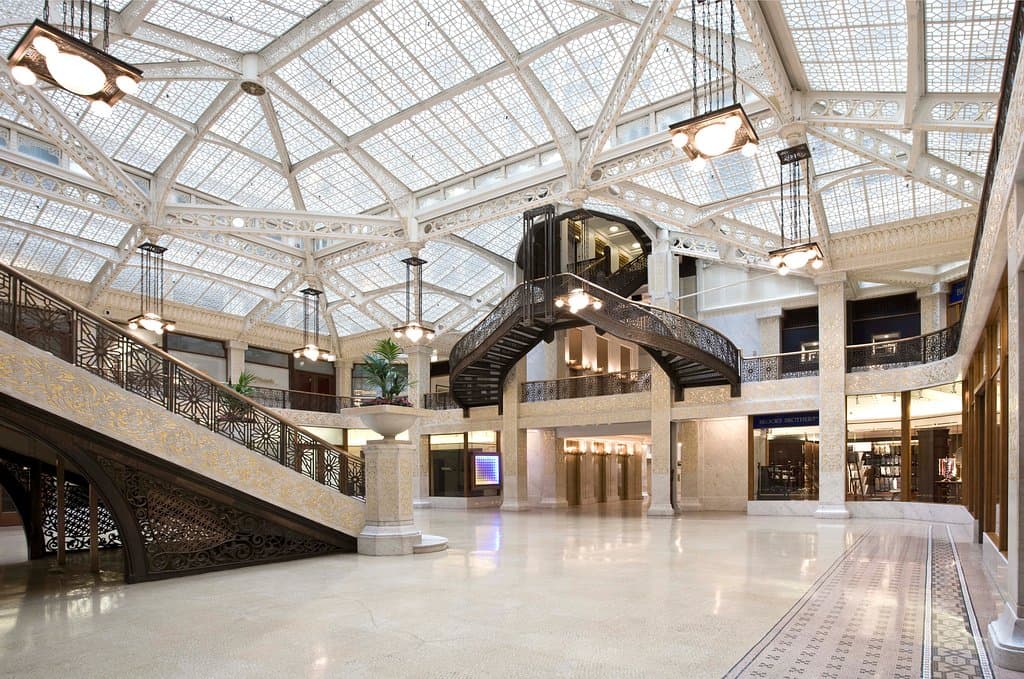 Rookery Building Light Court. Courtesy of the Frank Lloyd Wright Trust. Photo: Matt Soria