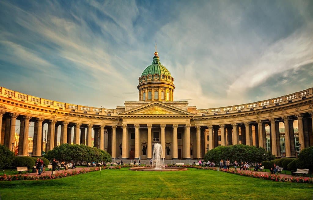 Kazan Cathedral Kazan Cathedral also known as the Cathedral of Our Lady of Kazan, is a cathedral of the Russian Orthodox Church on the Nevsky Prospekt in Saint Petersburg. It is dedicated to Our Lady of Kazan, one of the most venerated icons in Russia.