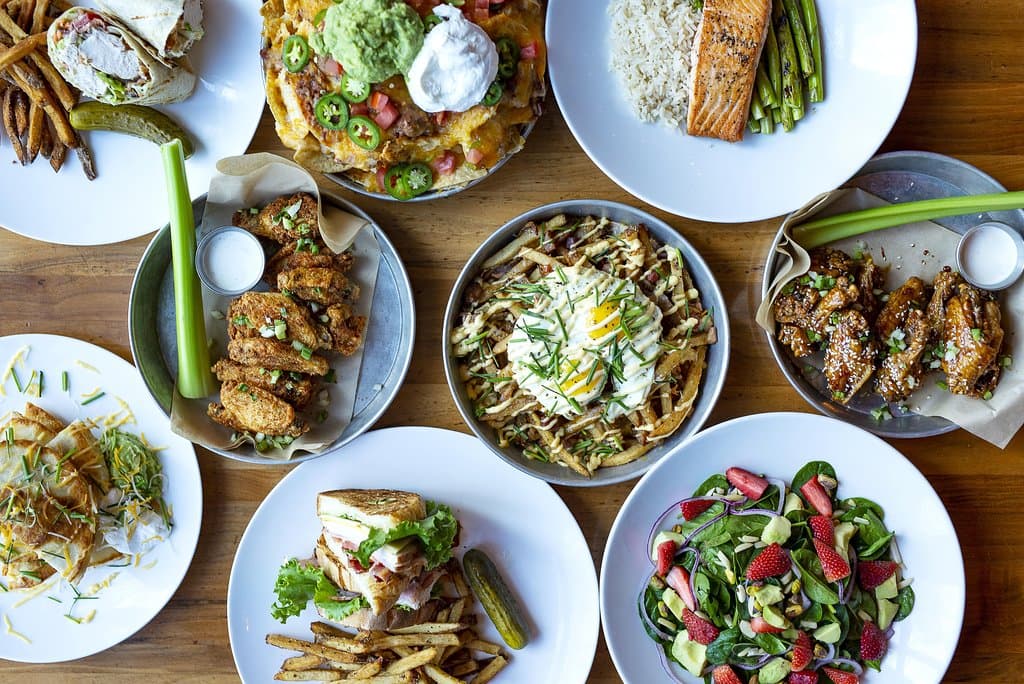 Enjoy upscale, modern American Fare, local beers on draft and hand-crafted cocktails.