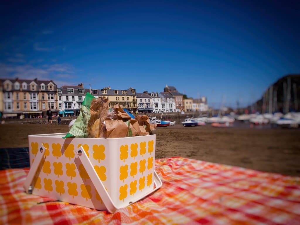Try one of our picnics on the harbour beach just 250 yards away