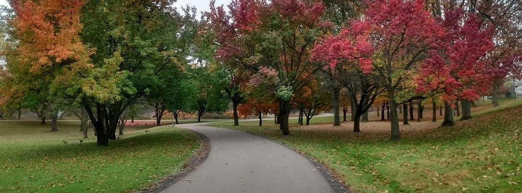 Rounding the corner of the pond.  Autumn just upon us.  One of my favorite pictures.