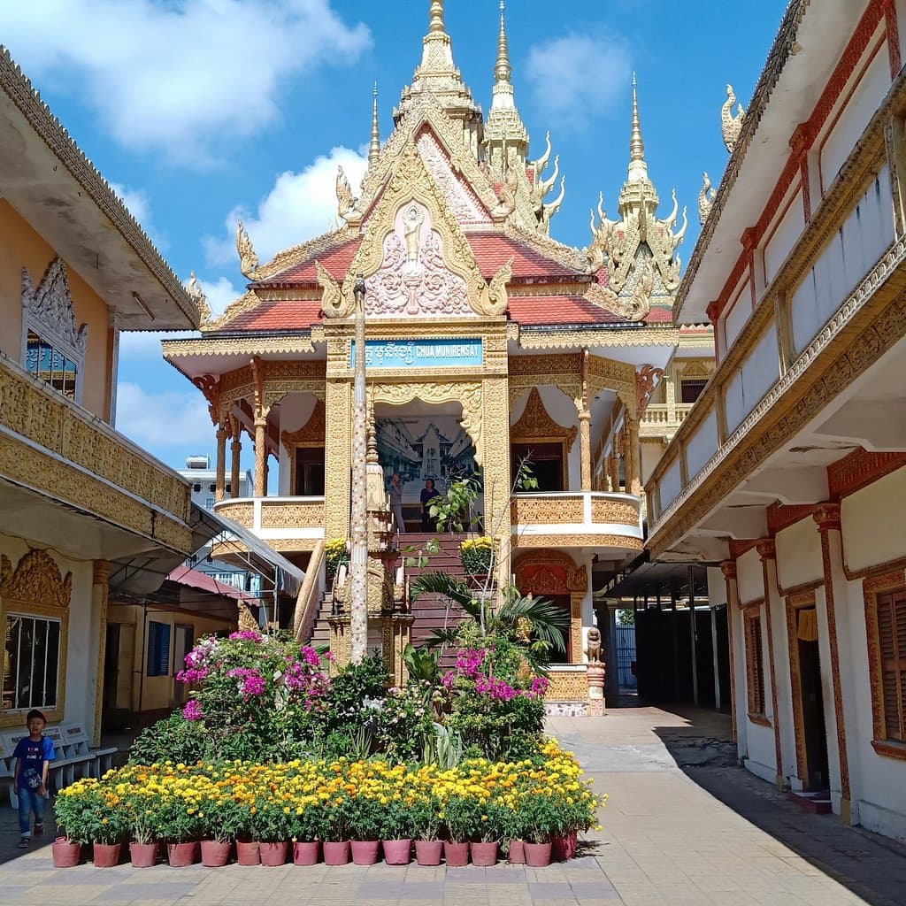 Nice temple Cambodia from cantho