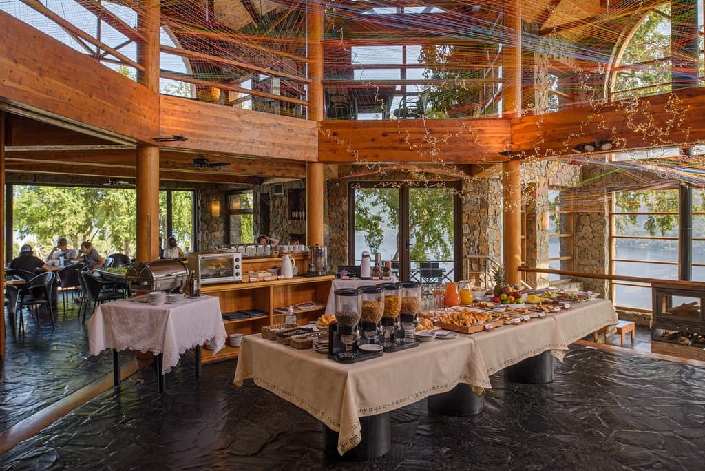 Así se ve el desayuno en Caleuche