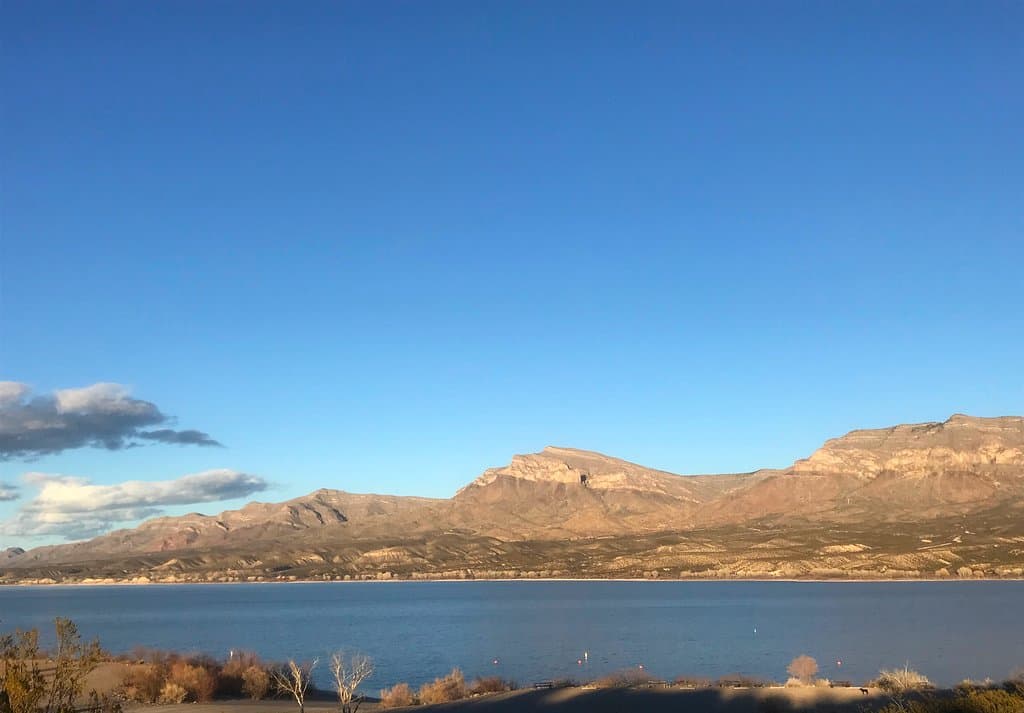 The view from the back window of my camper!