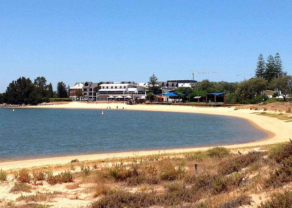 Overlooking Jetty Baths from south side