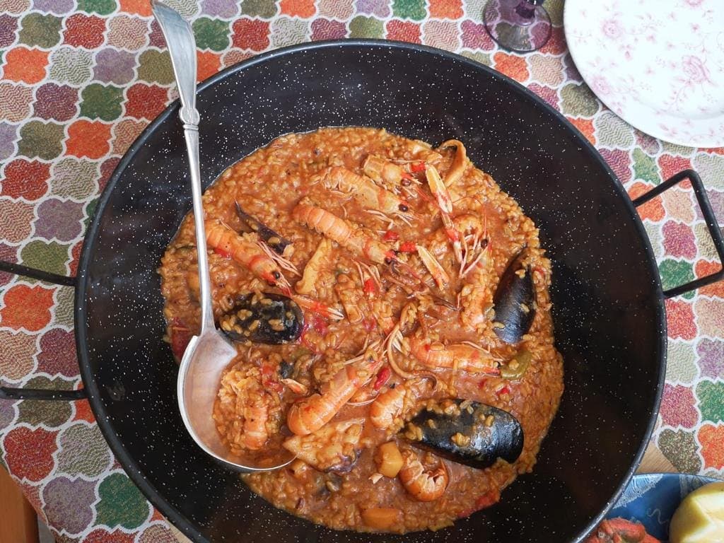 Arroz caldoso - seafood rice