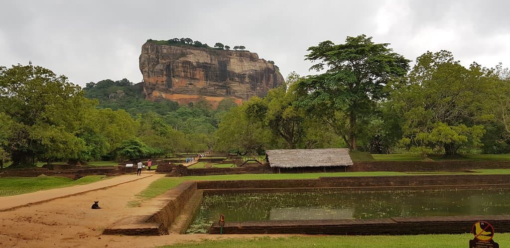 Zicht op de leeuwenrots.