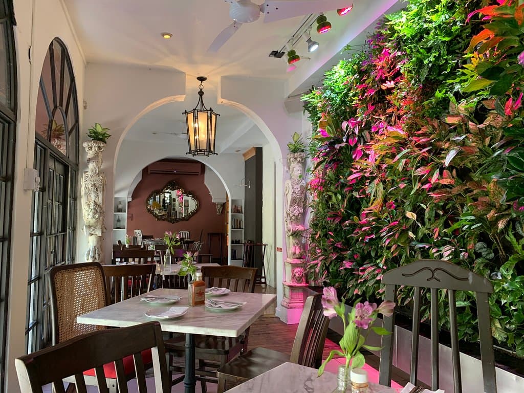 Casita Miramar interior, just after opening.