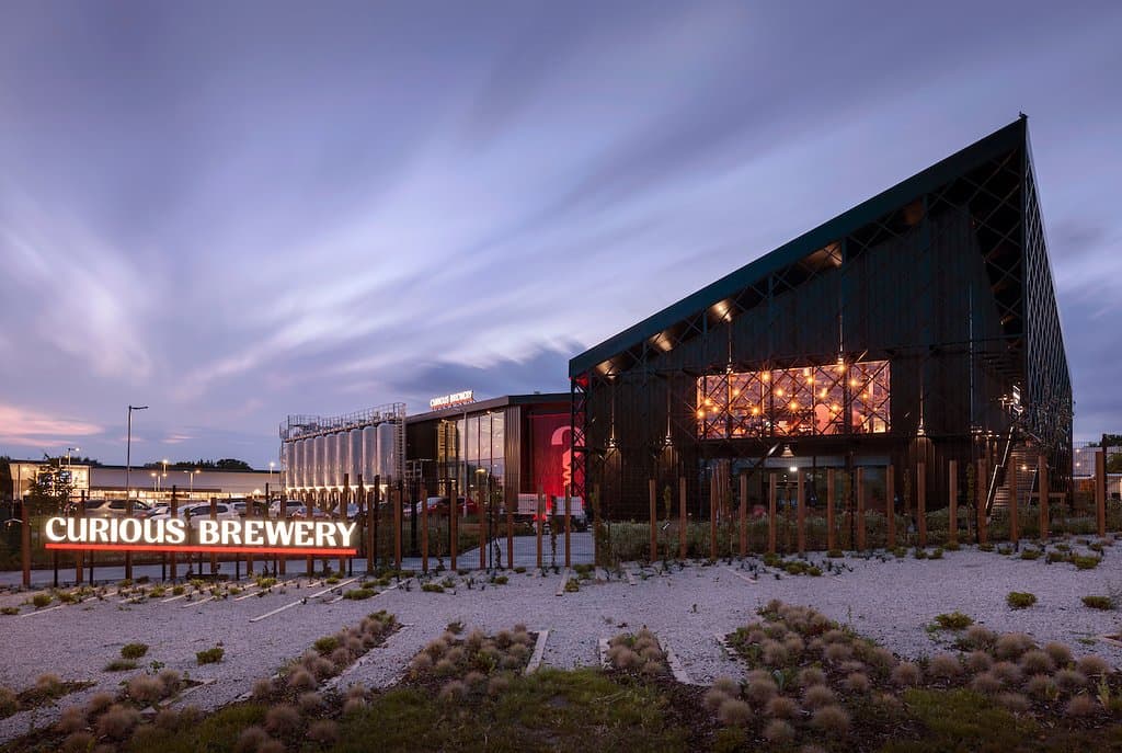 The Curious Brewery at Night
