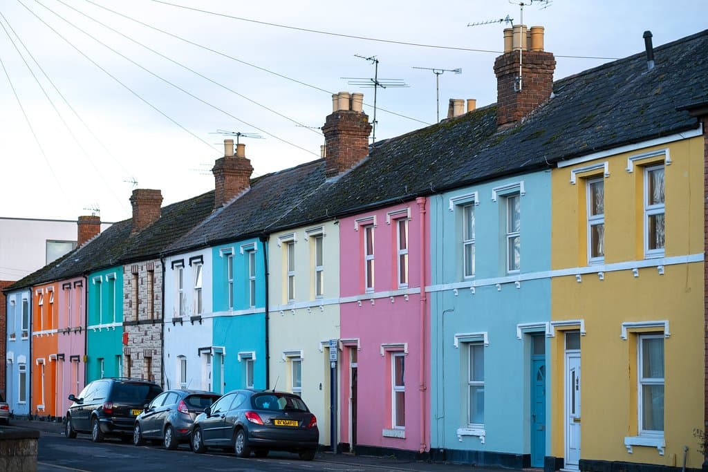 Nettleton Road Gloucester. The 'Ice Cream' street