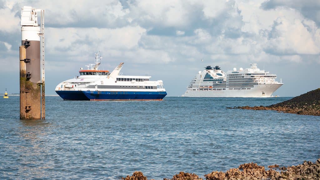 De overtocht is een belevenis op zich!