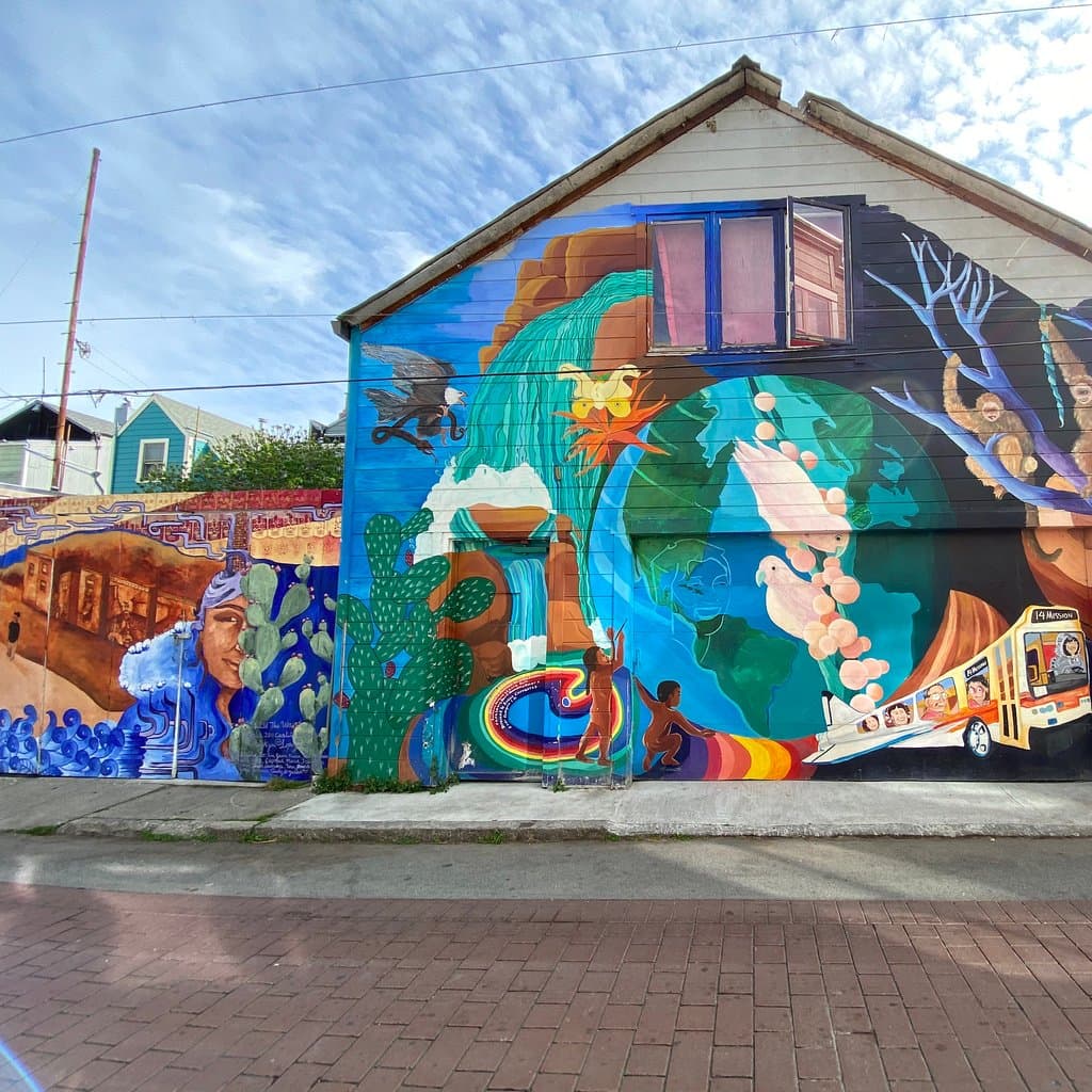 Balmy Alley Murals San Francisco