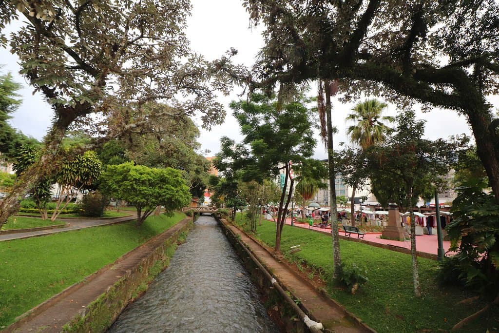 Vista da praça
