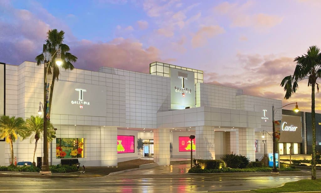 T Galleria by DFS, Guam at sunset. Guam's Ultimate Shopping Experience.
