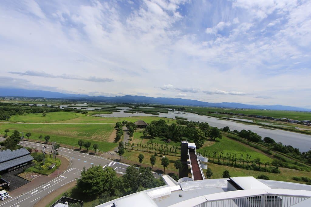 水の駅ビュー福島潟:ビューその1