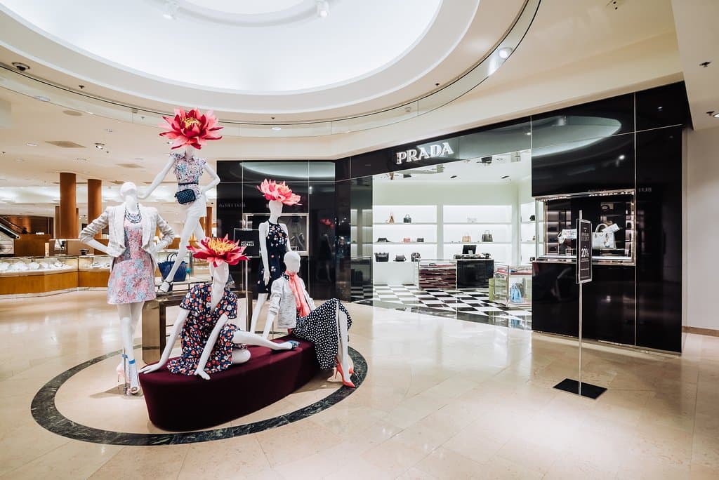 Prada inside Neiman Marcus