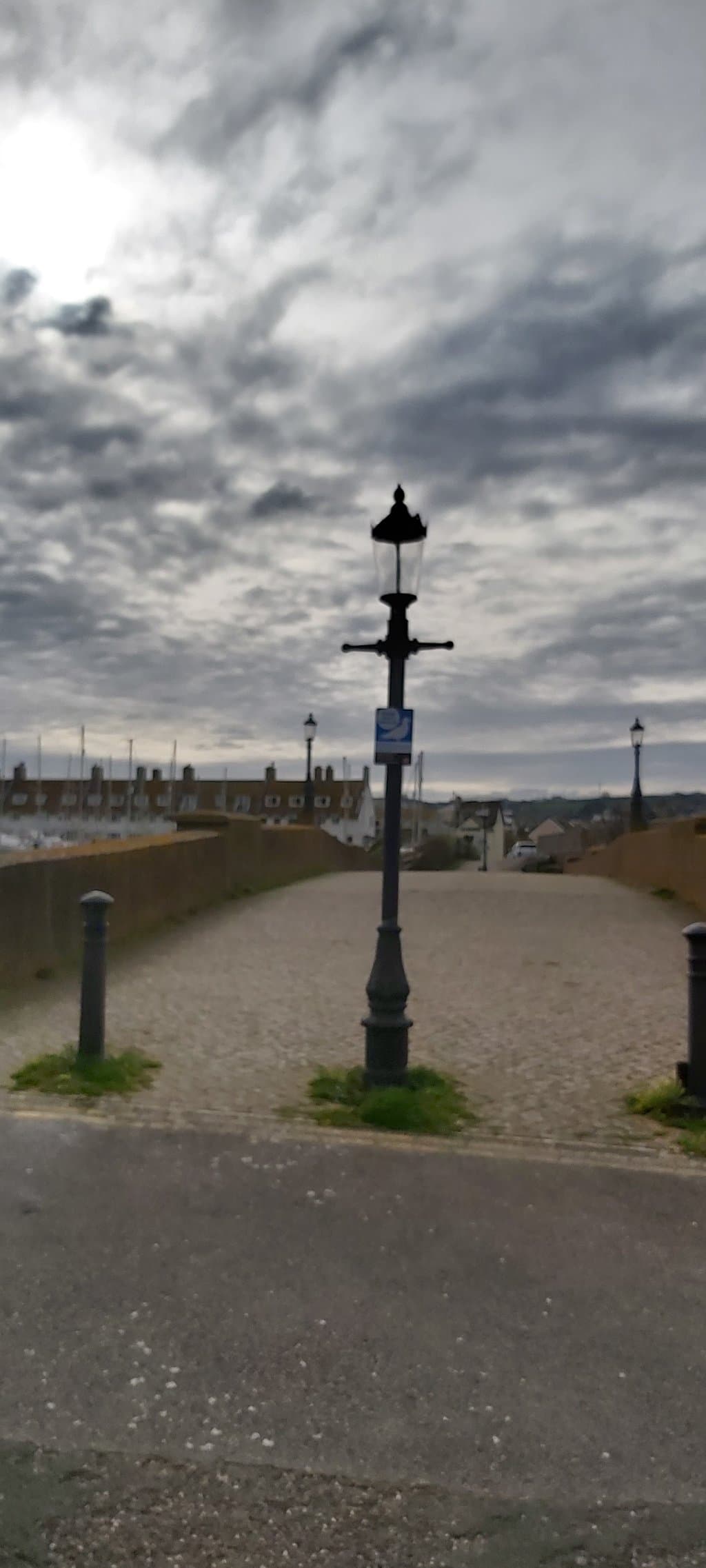 View across the Old Bridge towards Seaton 