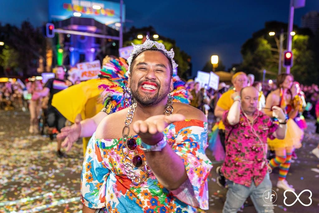 The 2020 Sydney Gay and Lesbian Mardi Gras Parade. Photo by Jeffrey Feng.