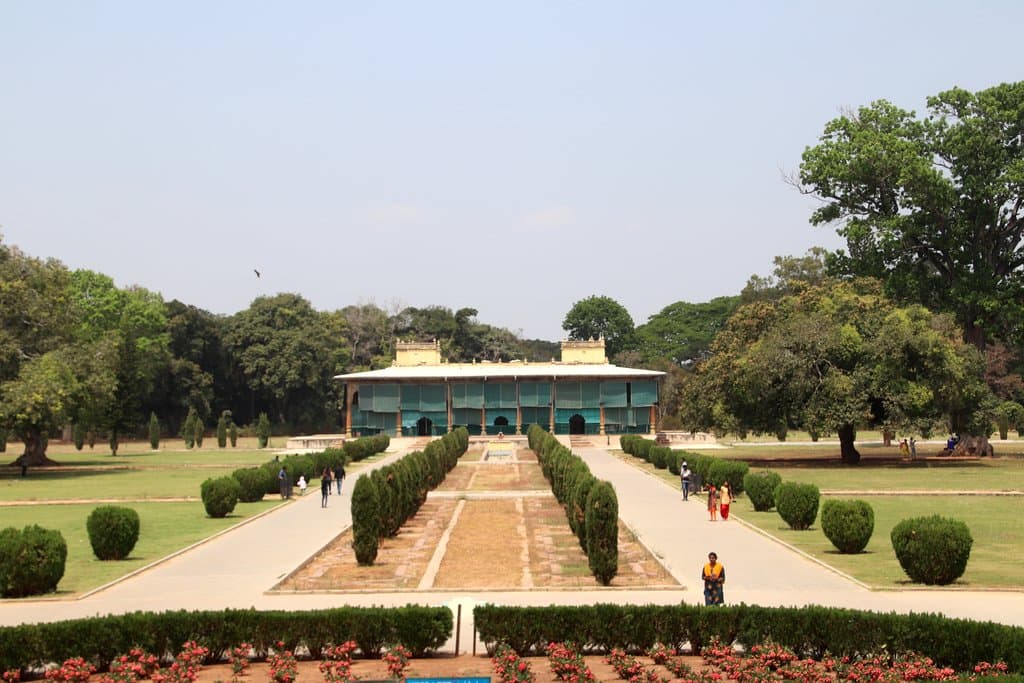 Vue depuis l'entrée