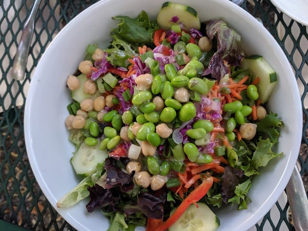 Our oversized salads are very popular with both tourists and locals